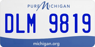MI license plate DLM9819