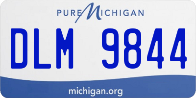 MI license plate DLM9844