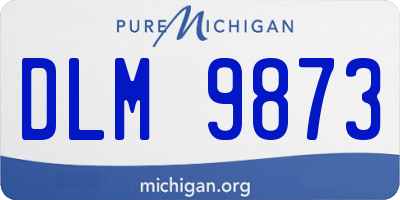 MI license plate DLM9873
