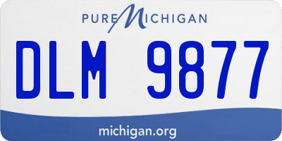 MI license plate DLM9877