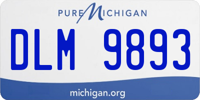 MI license plate DLM9893