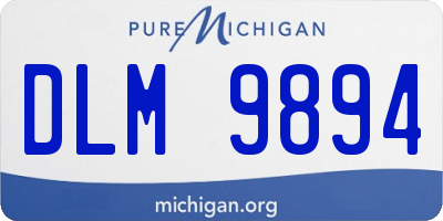 MI license plate DLM9894