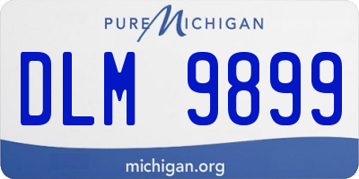 MI license plate DLM9899