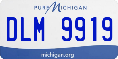 MI license plate DLM9919