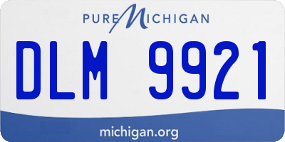 MI license plate DLM9921