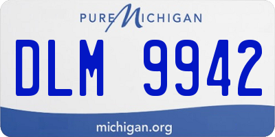 MI license plate DLM9942