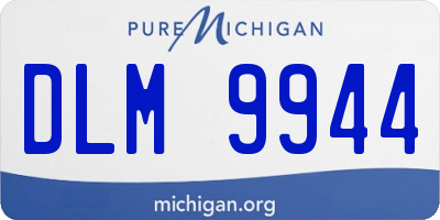 MI license plate DLM9944