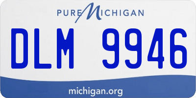 MI license plate DLM9946