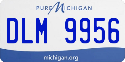 MI license plate DLM9956