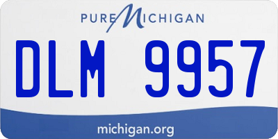 MI license plate DLM9957