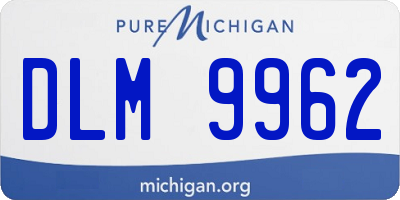 MI license plate DLM9962