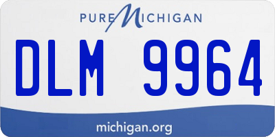 MI license plate DLM9964