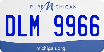 MI license plate DLM9966