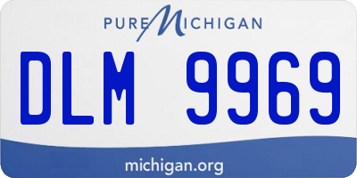 MI license plate DLM9969