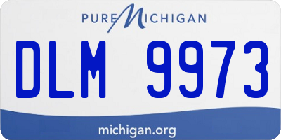 MI license plate DLM9973
