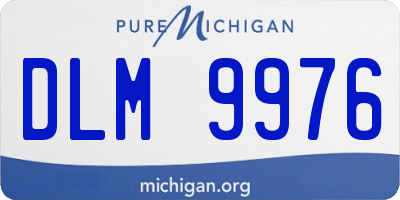 MI license plate DLM9976