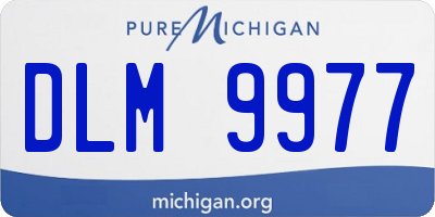 MI license plate DLM9977