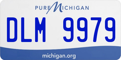 MI license plate DLM9979