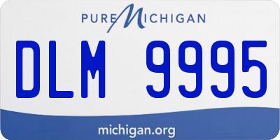 MI license plate DLM9995