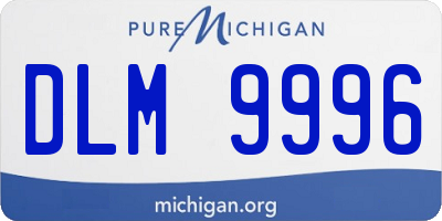 MI license plate DLM9996