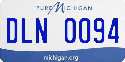 MI license plate DLN0094