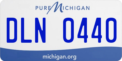 MI license plate DLN0440