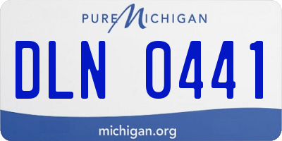 MI license plate DLN0441