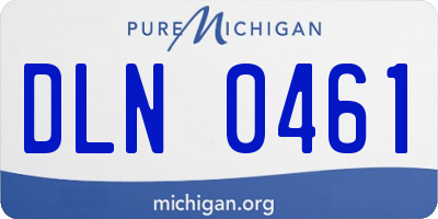 MI license plate DLN0461