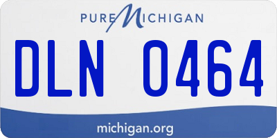 MI license plate DLN0464