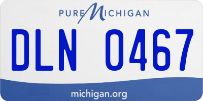 MI license plate DLN0467