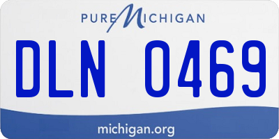 MI license plate DLN0469