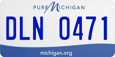 MI license plate DLN0471