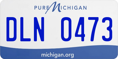MI license plate DLN0473
