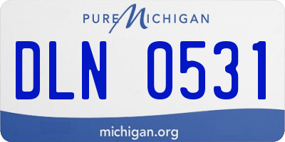 MI license plate DLN0531