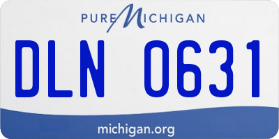 MI license plate DLN0631