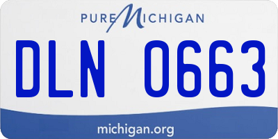 MI license plate DLN0663