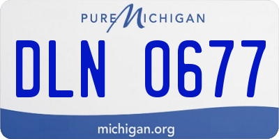 MI license plate DLN0677