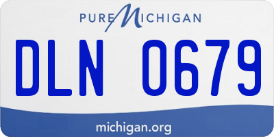 MI license plate DLN0679