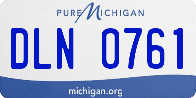 MI license plate DLN0761