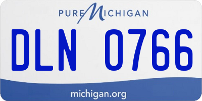 MI license plate DLN0766