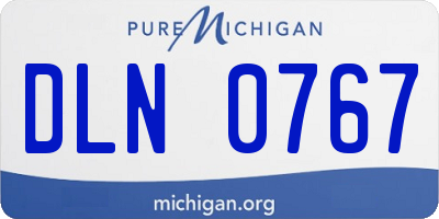 MI license plate DLN0767