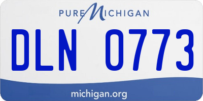 MI license plate DLN0773