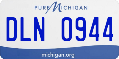 MI license plate DLN0944