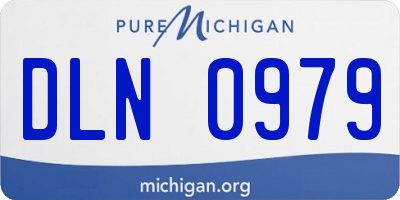 MI license plate DLN0979