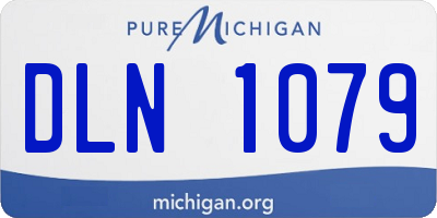 MI license plate DLN1079