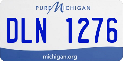 MI license plate DLN1276