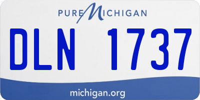 MI license plate DLN1737