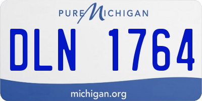 MI license plate DLN1764