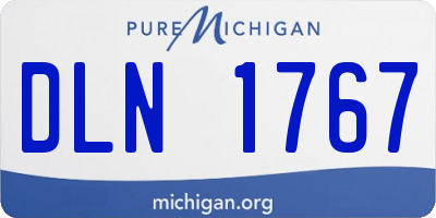 MI license plate DLN1767