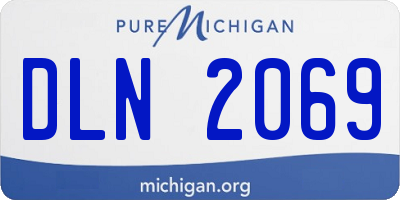MI license plate DLN2069